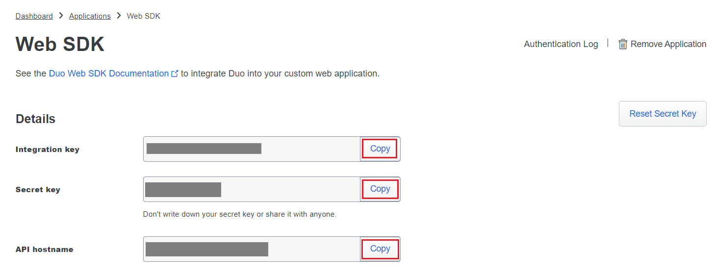 Duo Security Configuration